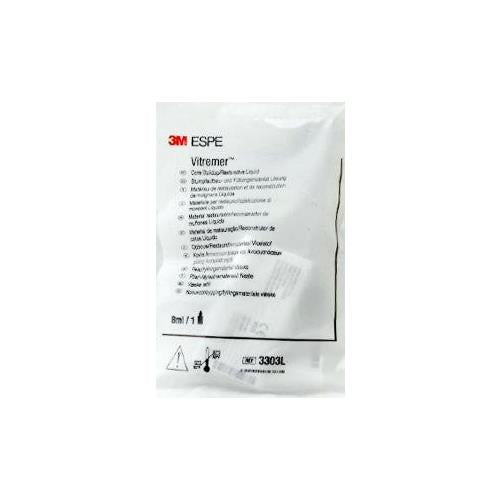 3M ESPE 3303L Vitremer Glass Ionomer Core Buildup Restorative Liquid 8 mL 3M ESPE 3303L Vitremer Glass Ionomer Core Buildup Restorative Liquid 8 mL